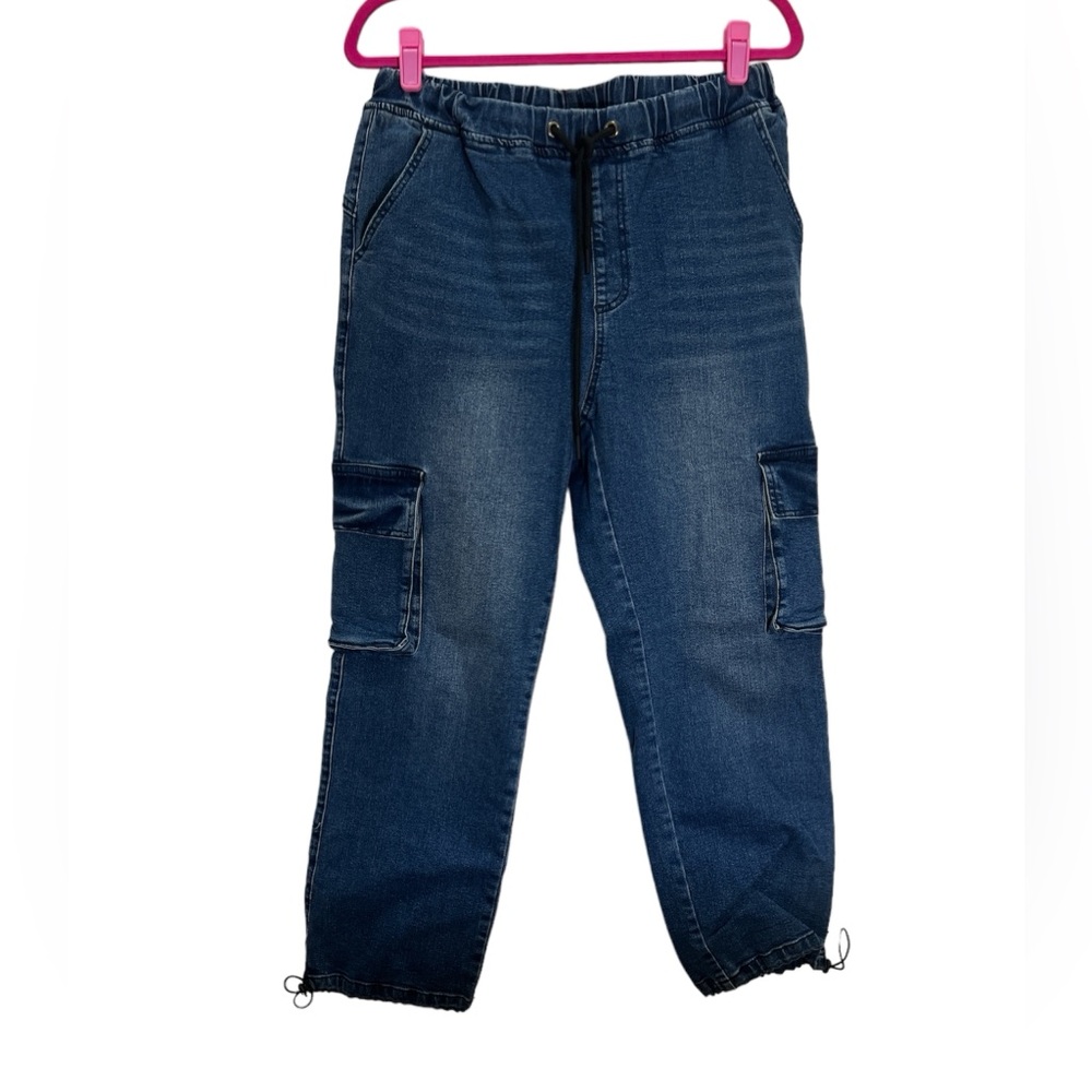 I Believe Jeans Dark blue denim Cargo women’s size L
